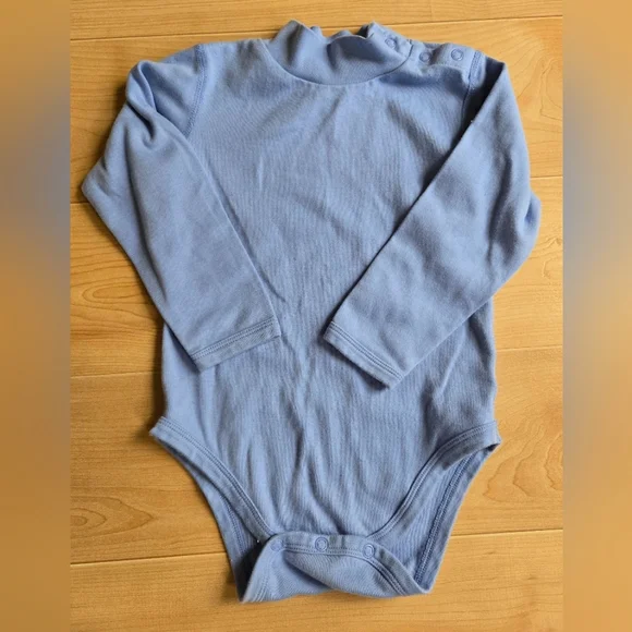 Set of 3 Hanna Andersson colorful long sleeved bodysuit onesies